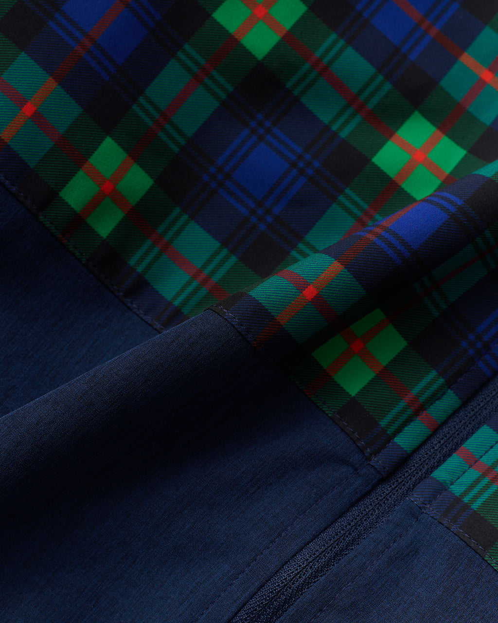 Stow Away Men's Jacket | Tartan | Detail | William Murray Golf