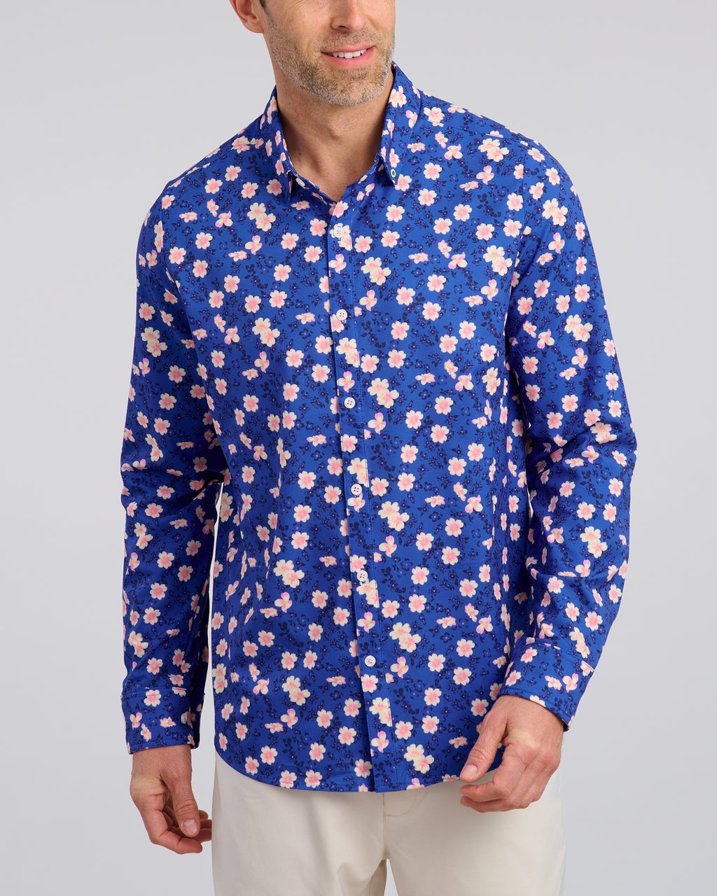 Tee Boxwood Men's Long Sleeve Button Down
