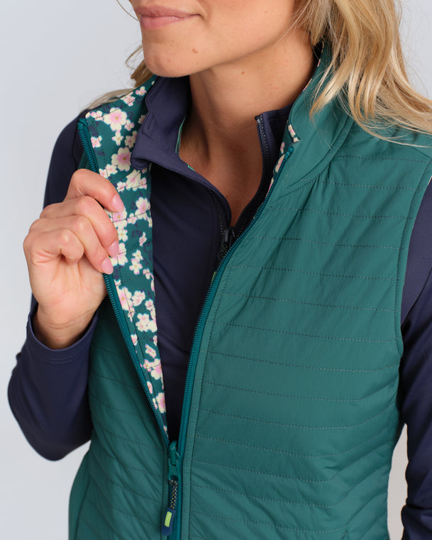 Tee Boxwood Reversible Puffer Vest