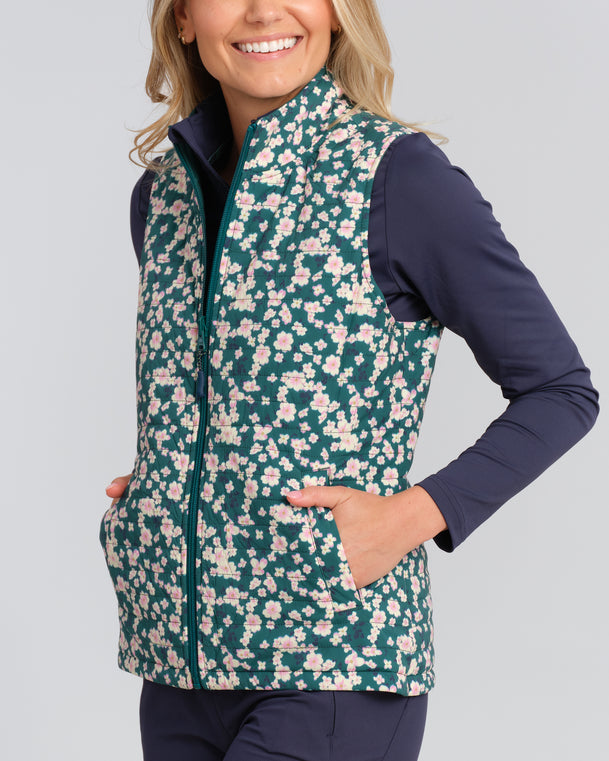 Tee Boxwood Reversible Puffer Vest