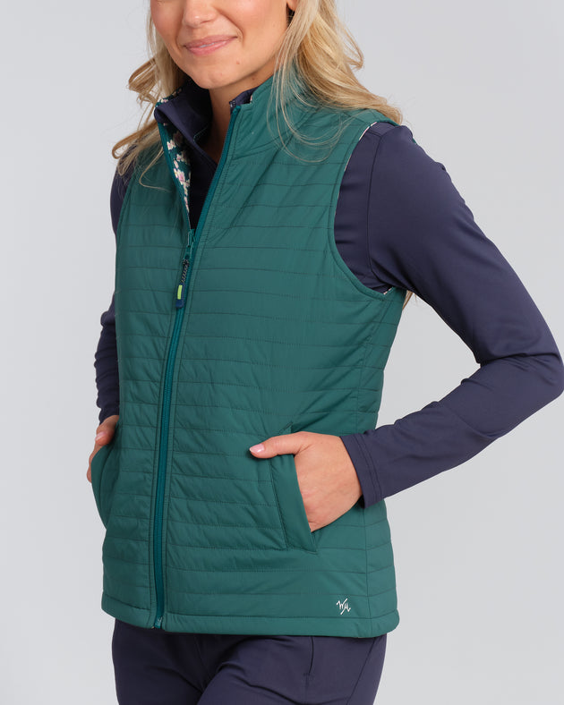 Tee Boxwood Reversible Puffer Vest