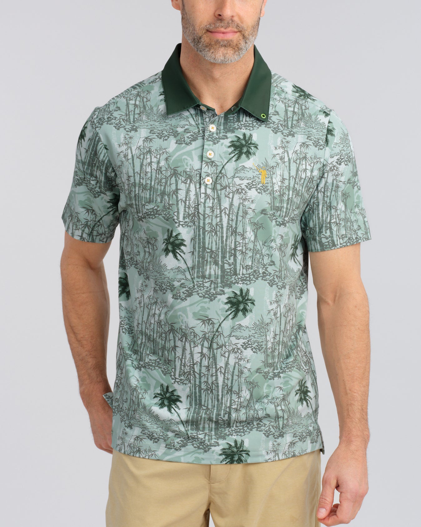 The Loner Men's Polo | Sage | William Murray Golf