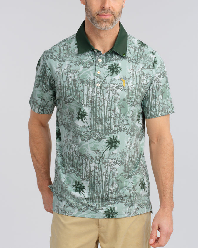 The Loner Men's Polo | Sage | William Murray Golf