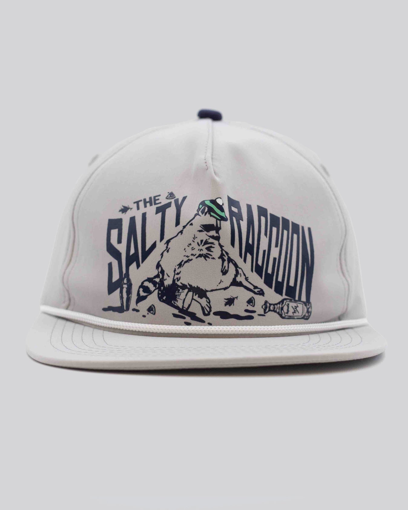 Salty Raccoon Noonan Rope Hat | Light Grey | William Murray Golf