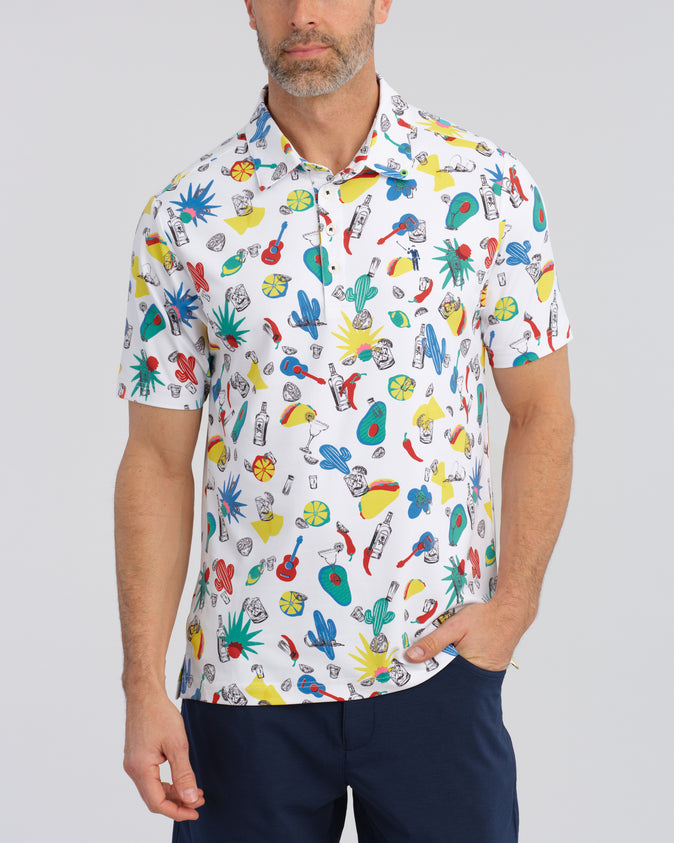 TnT Men's Polo | White | William Murray Golf