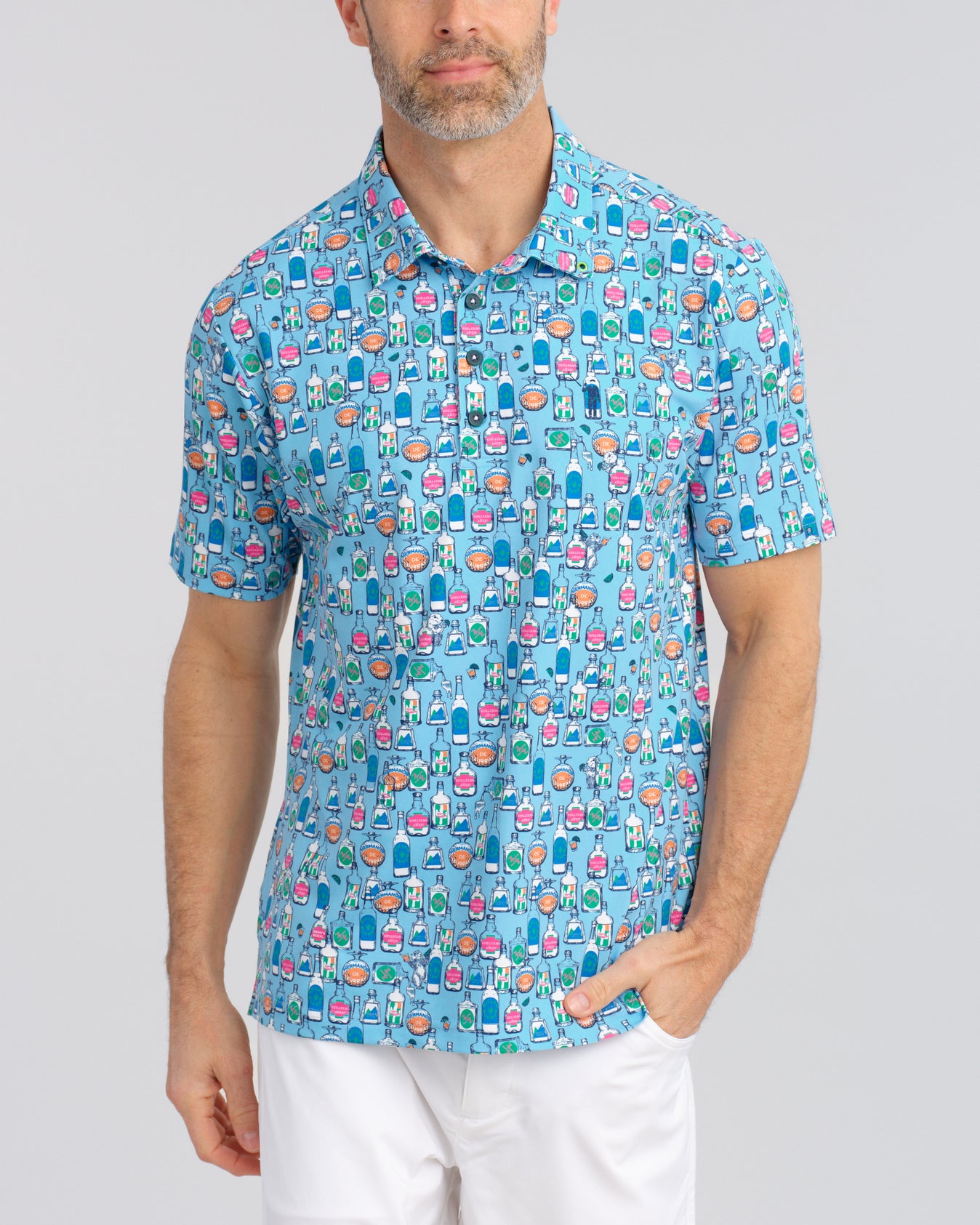 Top Shelf Men's Polo | Sky Blue | William Murray Golf