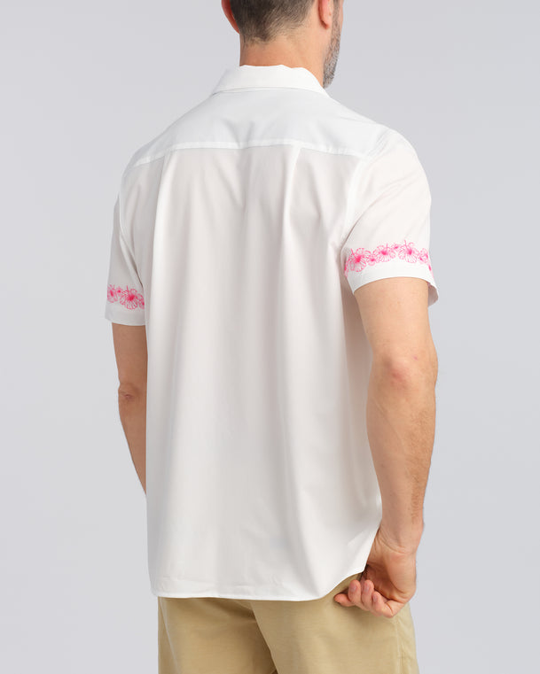 Tropic Like It's Hot Vacation Button Down