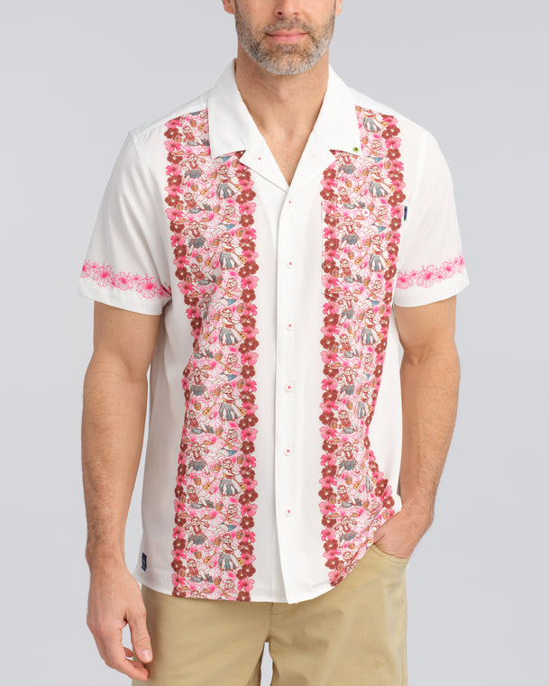 Tropic Like It's Hot Vacation Button Down