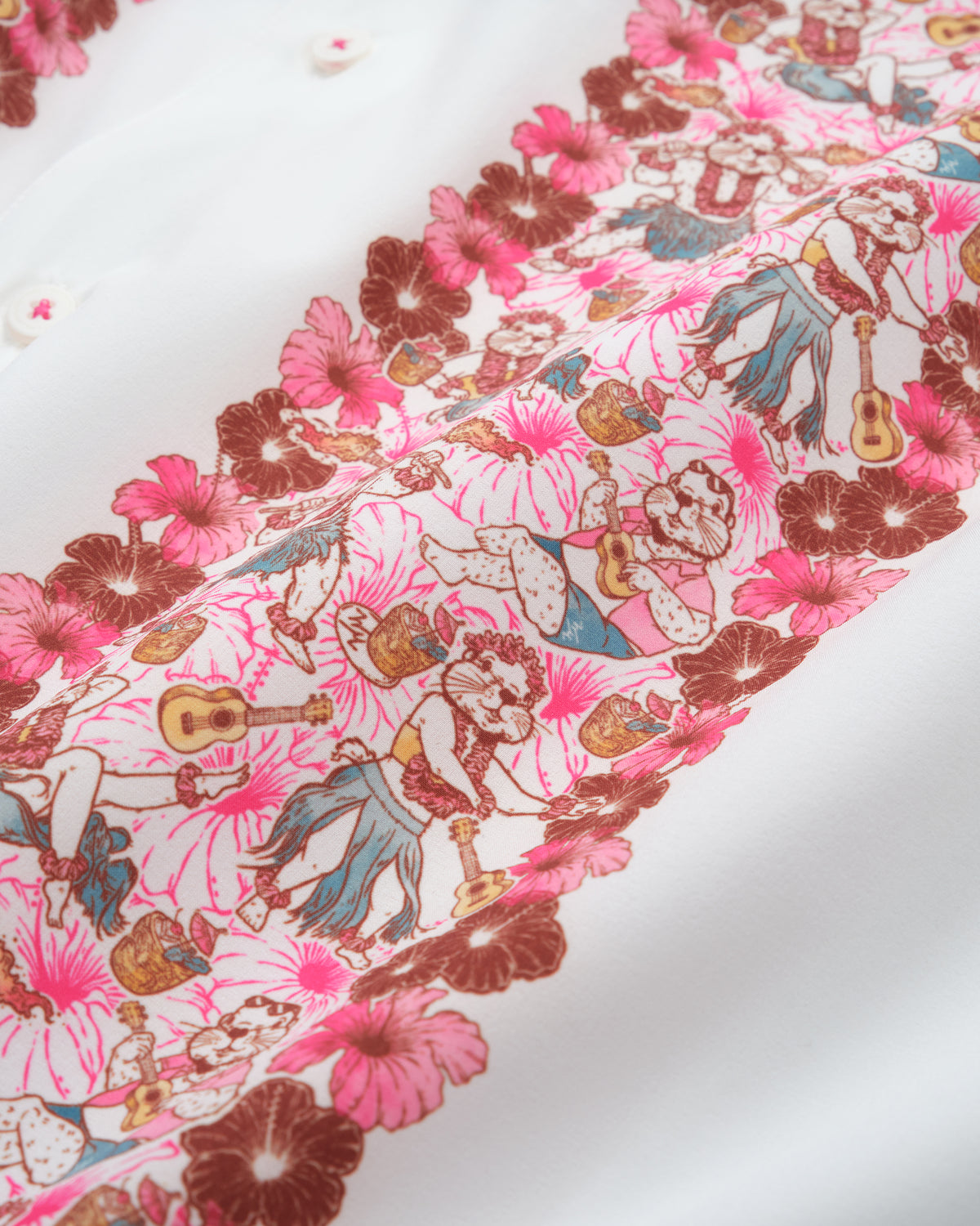 Tropic Like It's Hot Vacation Button Down