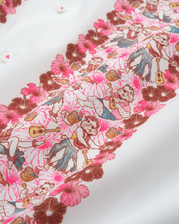 Tropic Like It's Hot Vacation Button Down