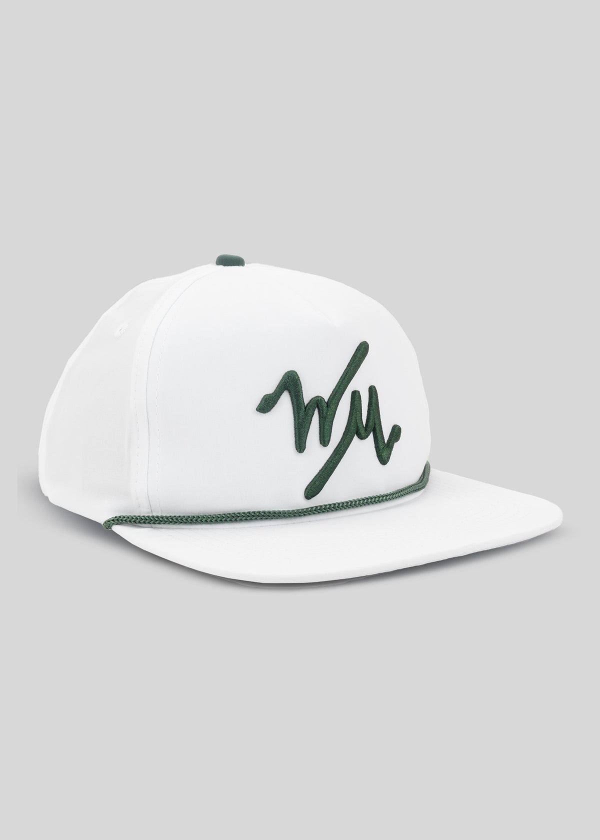 Noonan Rope Hat | White | Angle | William Murray Golf