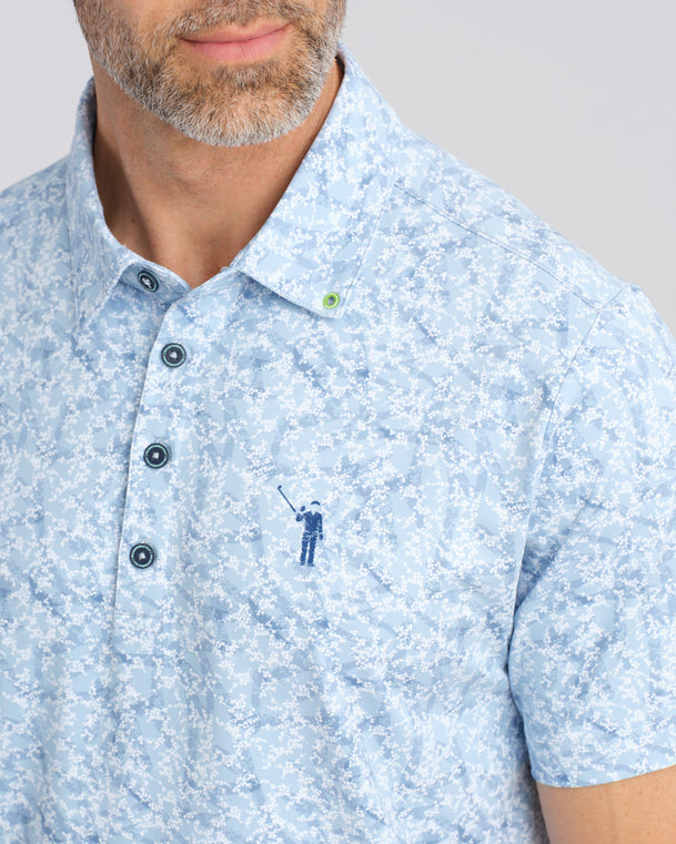 WM Floral Men's Polo