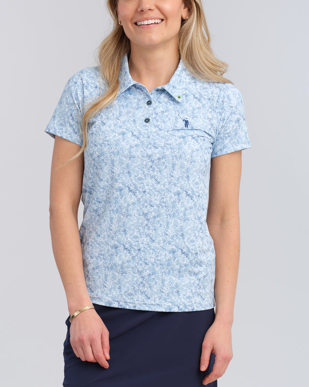 WM Floral Women's Polo