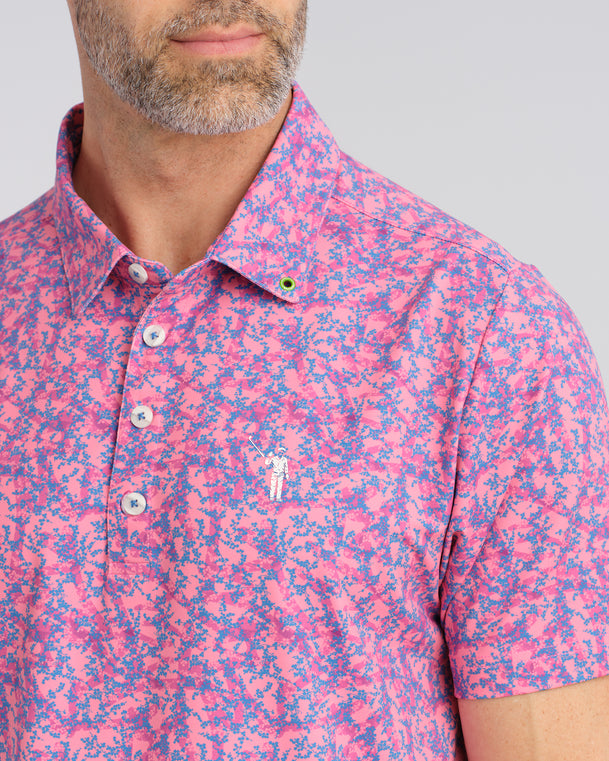 WM Floral Men's Polo