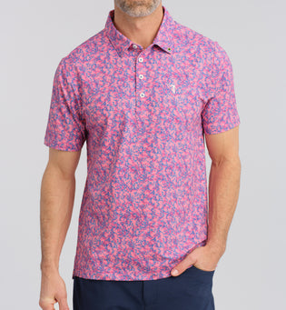 WM Floral Men's Polo