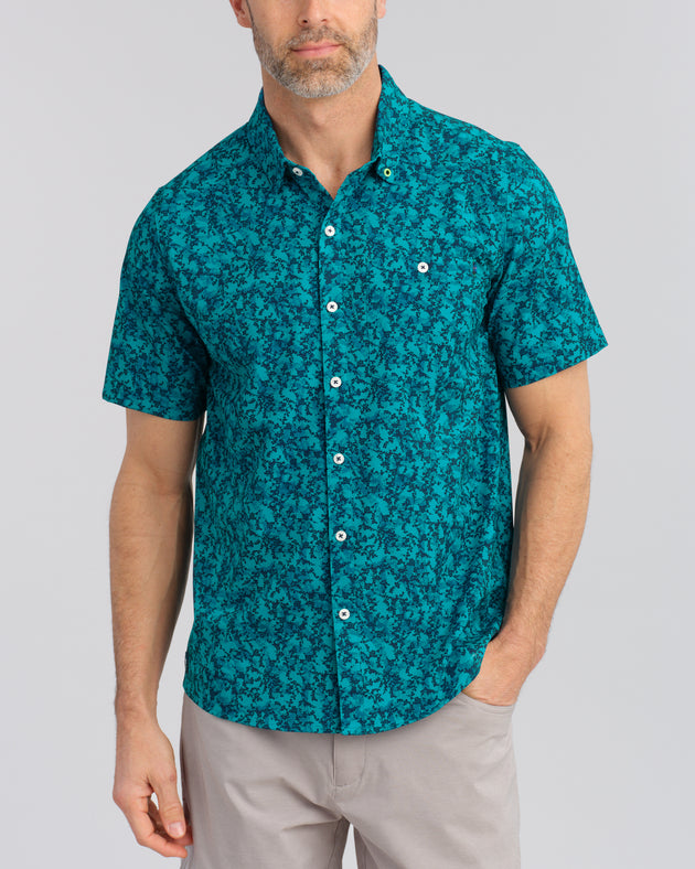 WM Floral Men's Button Down
