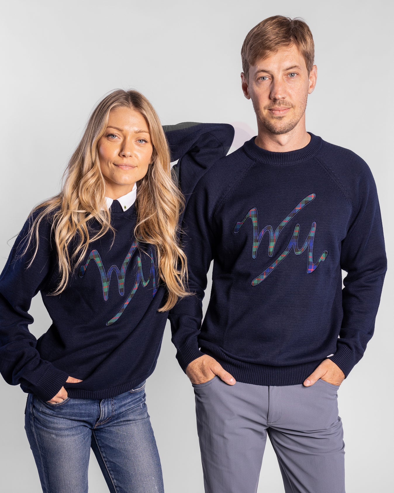 WM Logo Sweater | Navy | William Murray Golf