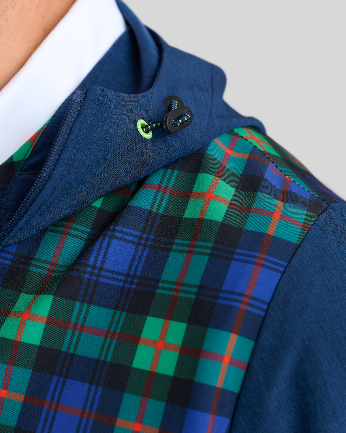 Stow Away Men's Jacket | Tartan | Eyelet | William Murray Golf