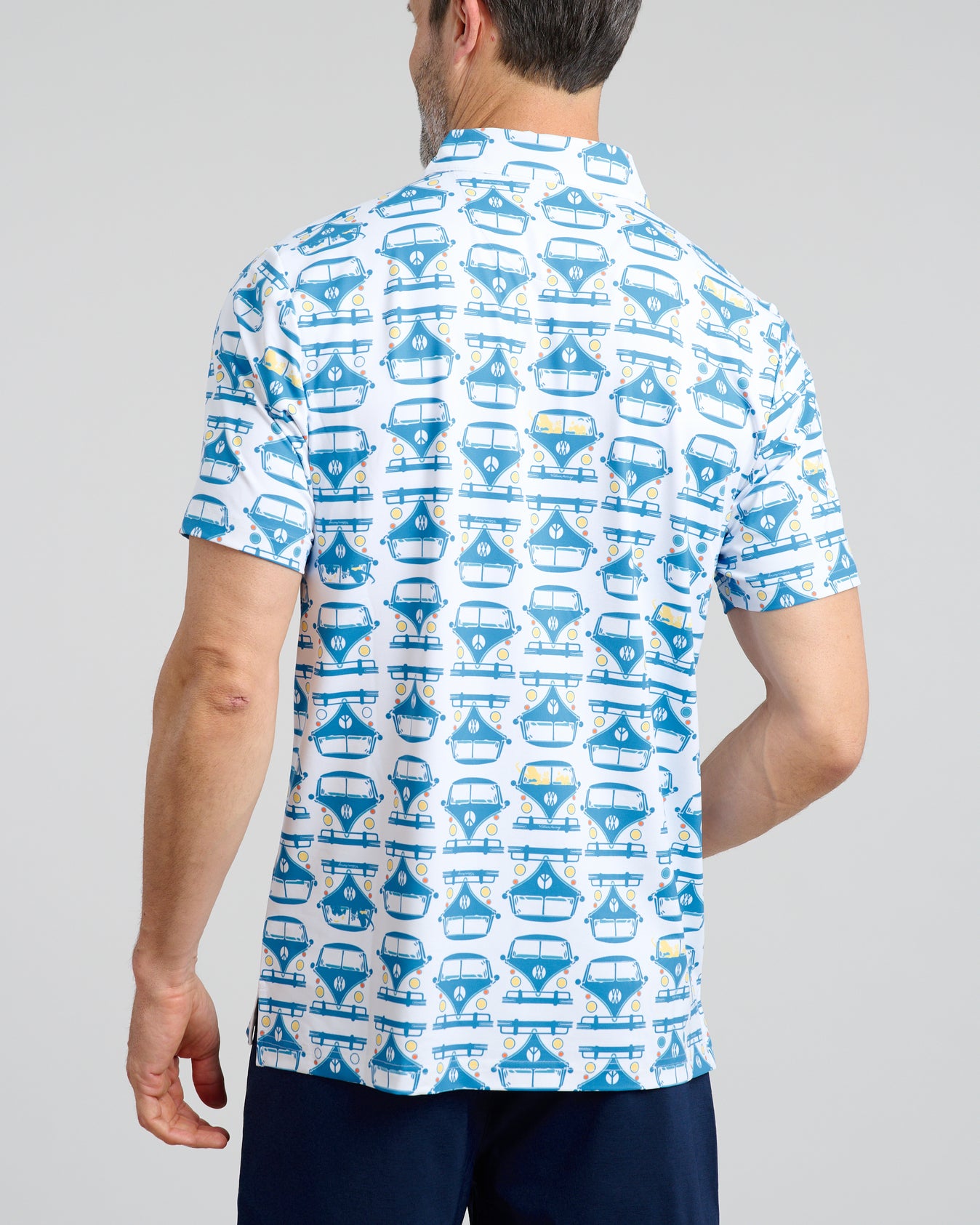 Air Cooled Men's Polo | White | William Murray Golf