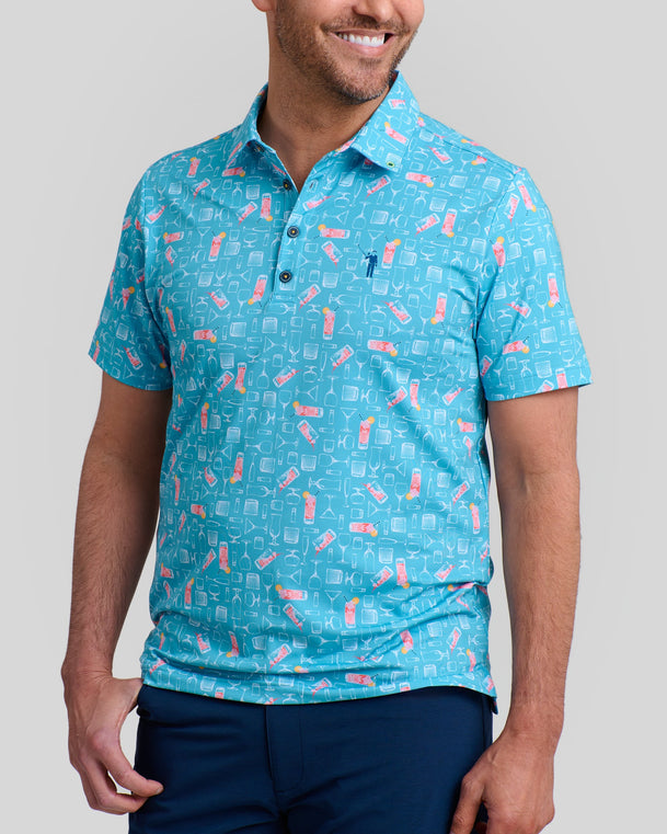 Azalea Cocktail Men's Polo - Main Image