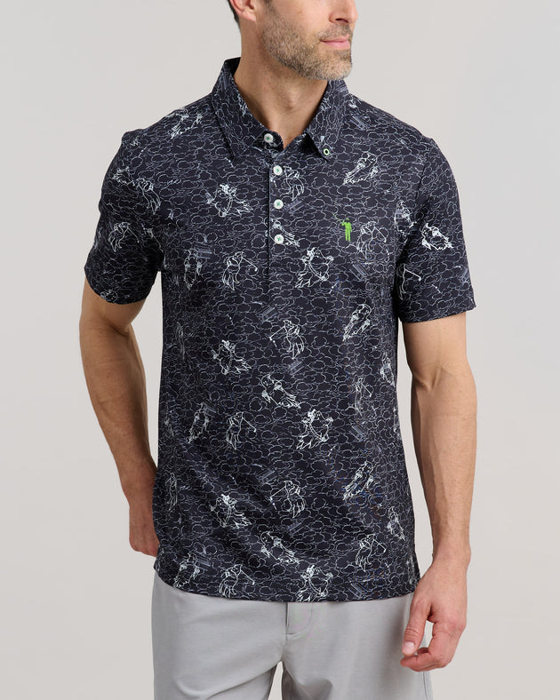 Glow In The Dark Ghosted Again Polo