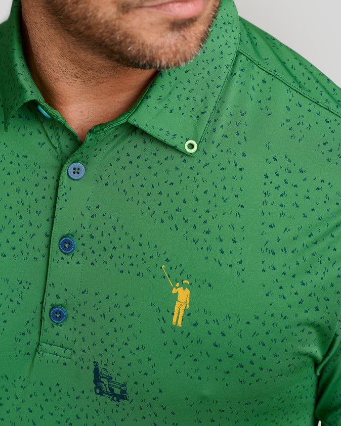 BRIEFING GOLF MS TOUR POLO（GREEN／M） RLX Golf Shirt - RL Tour Pro Logo Polo - Kelly Green SS25