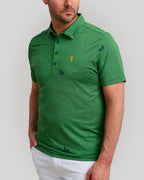 Just A Trim Men's Polo | Green | Angle | William Murray Golf
