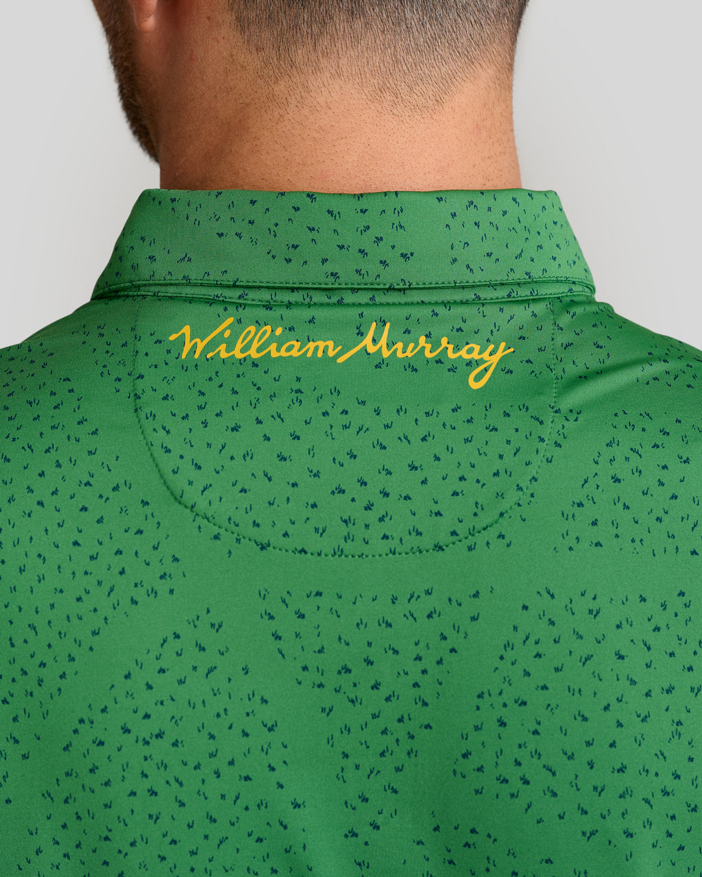 Just A Trim Men's Polo | Green | Back Logo | William Murray Golf