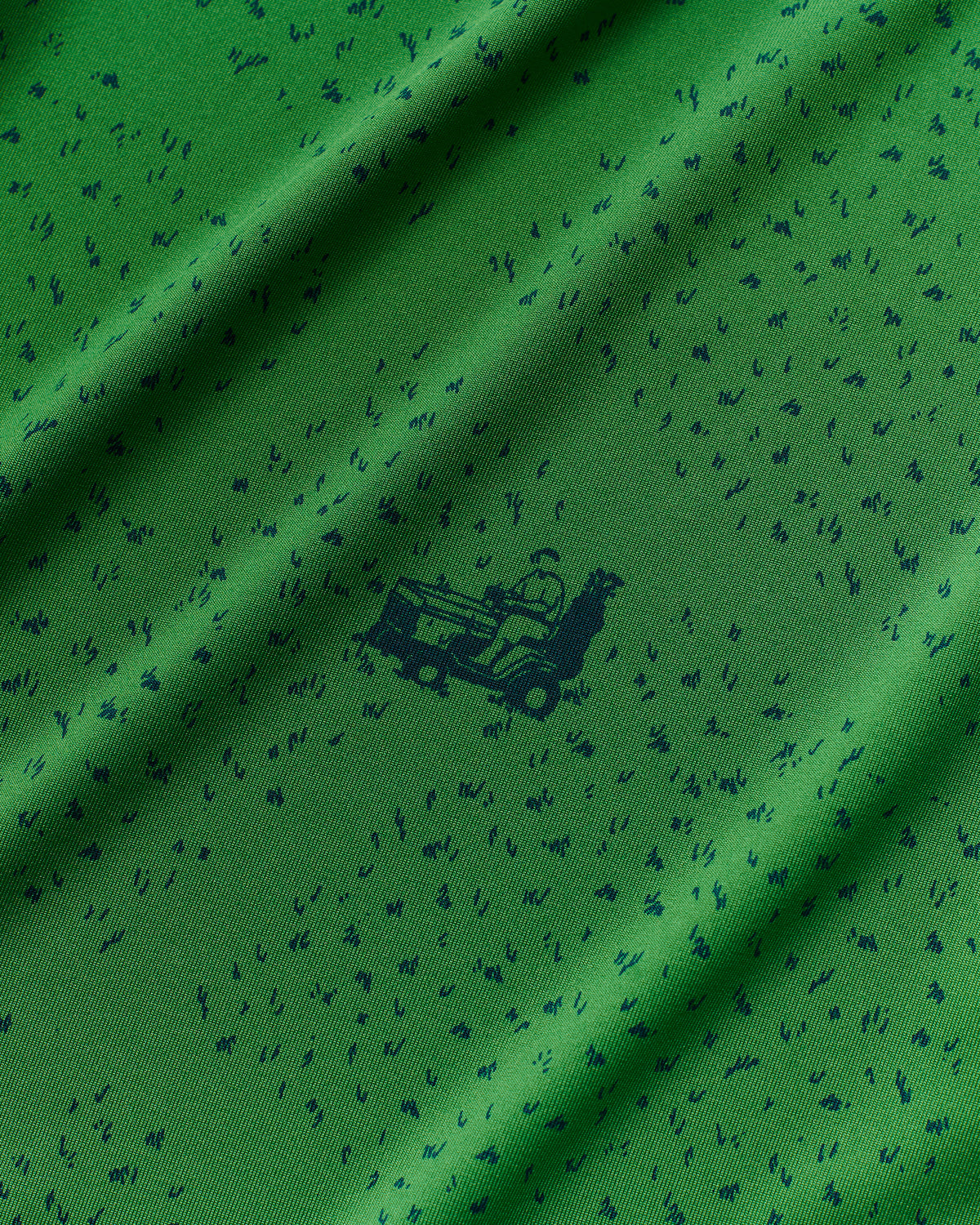 Just A Trim Men's Polo | Green | Detail | William Murray Golf