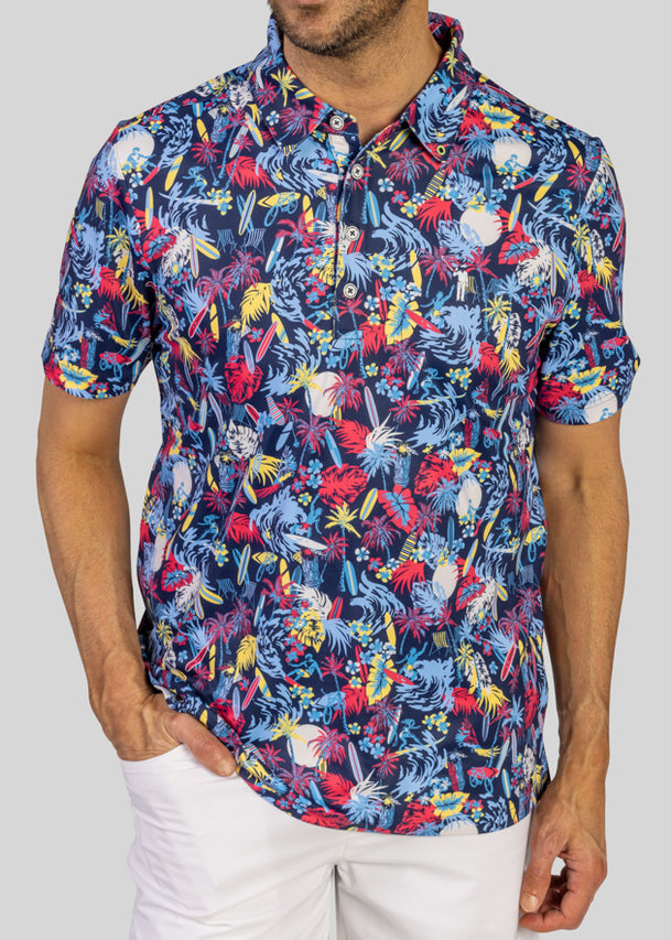Surf's Up Men's Polo