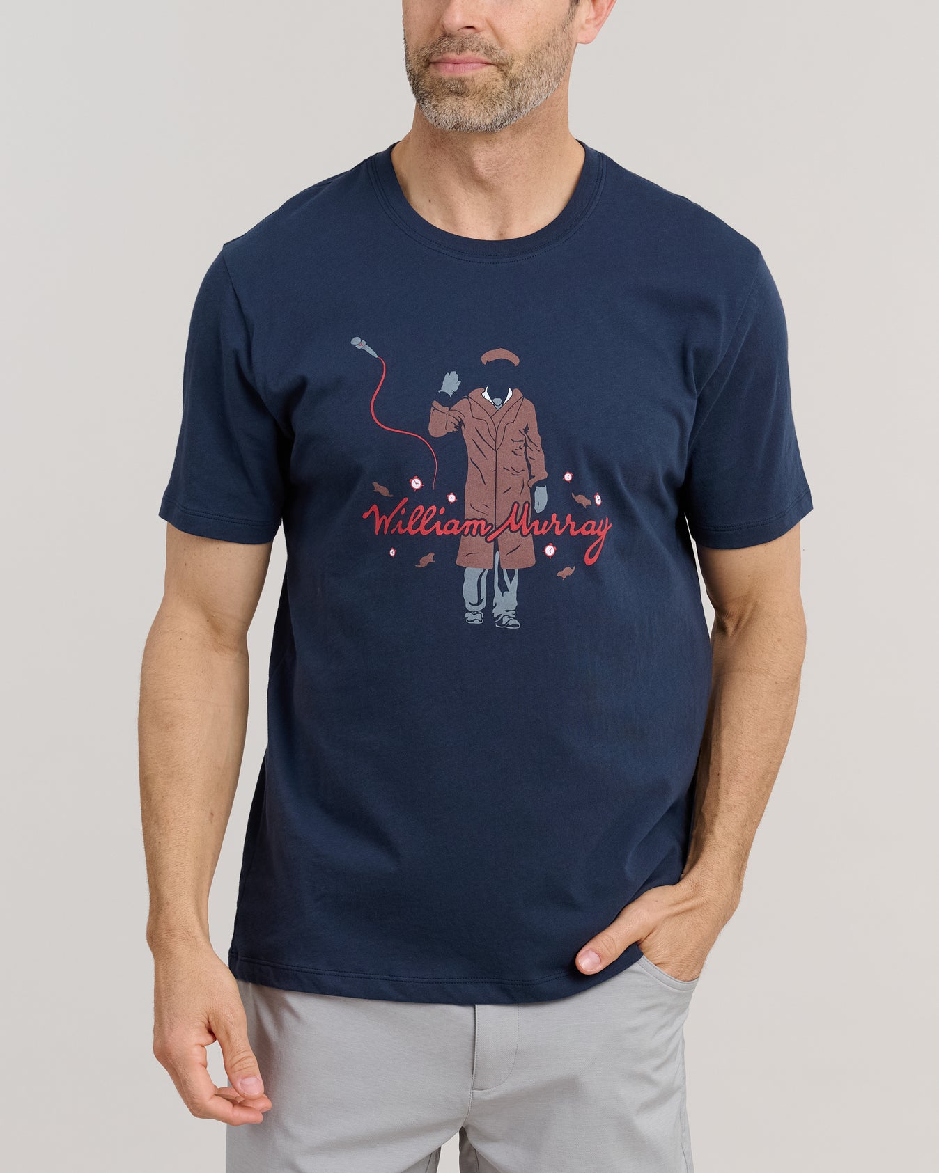 Groundhog ZFG T-Shirt | Navy | William Murray Golf