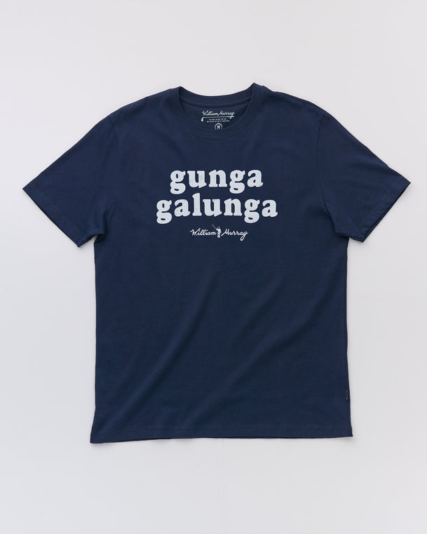 Gunga Galunga T-Shirt | Navy | Front | William Murray Golf