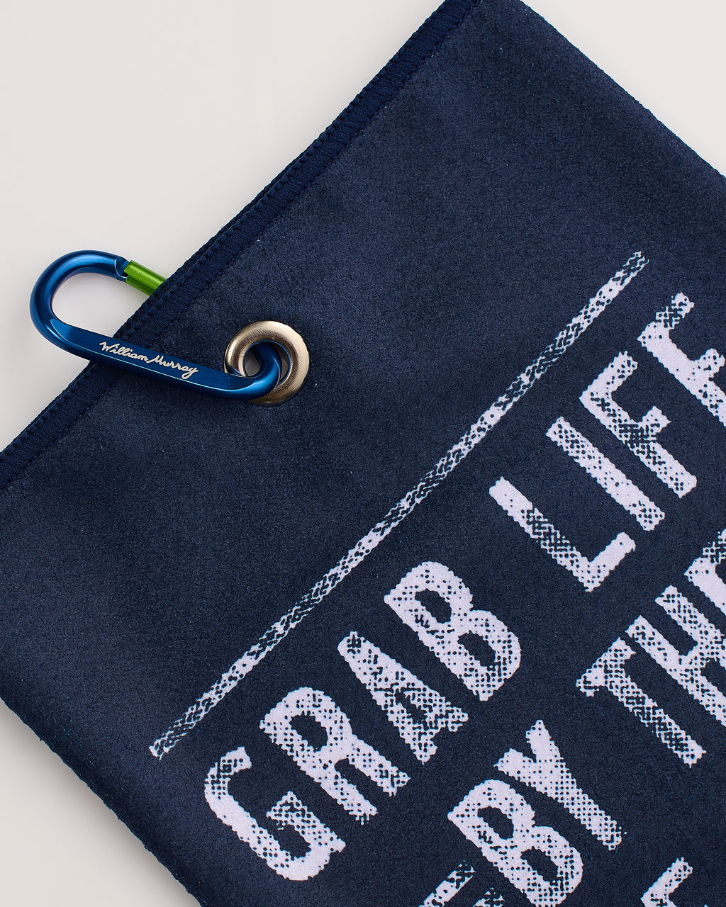 Grab Life Cart Towel | Navy | Clip | William Murray Golf