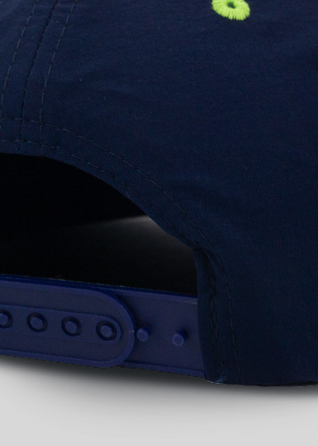 The Llama Noonan Rope Hat | Navy | Back Detail | William Murray Golf