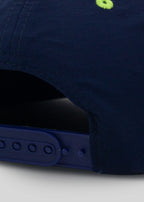 The Llama Noonan Rope Hat | Navy | Back Detail | William Murray Golf