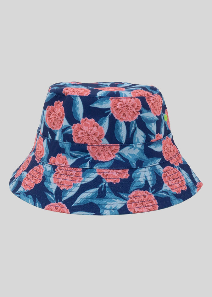 Tropical Mums Bucket Hat | Navy | William Murray Golf