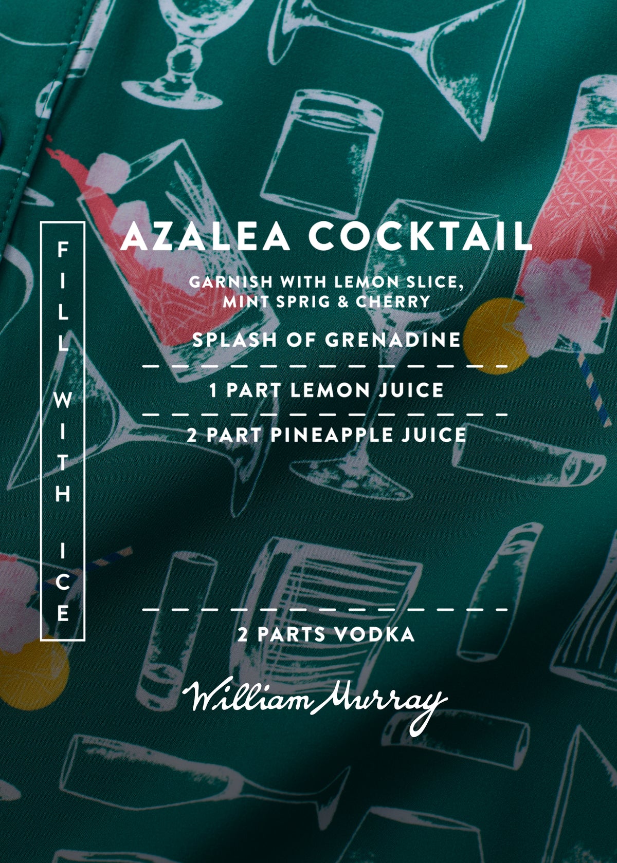 Azalea Cocktail Recipe Glass