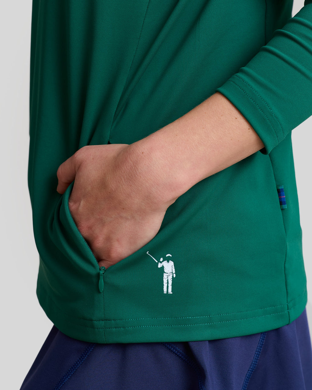 Murray Classic Women's Pocket Pullover | Green | Pocket | William Murray Golf