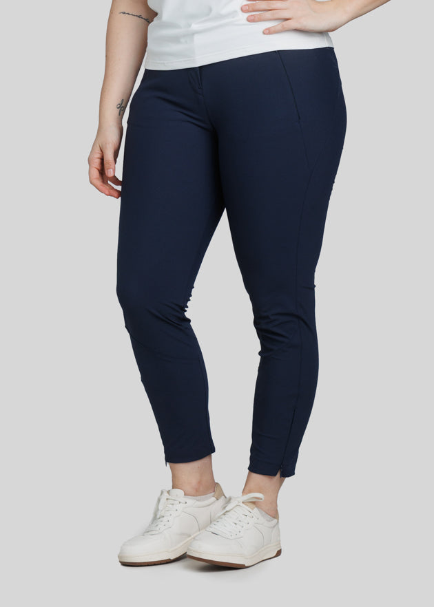 Murray Classic Women's Pitchin' Pants | Navy | Front 2 | William Murray Golf