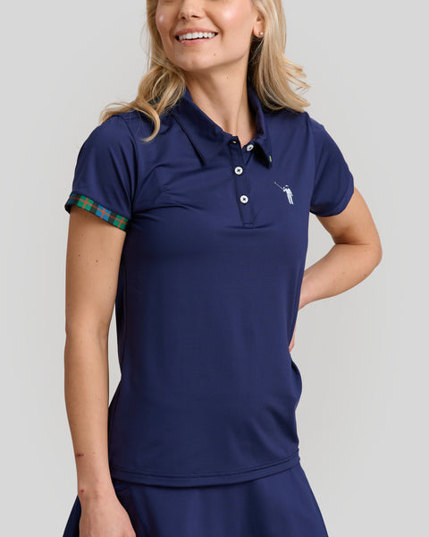 Murray Heritage Women's Polo | Navy | William Murray Golf