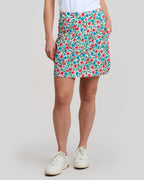Little Shop of Florals Spinner Skirt | White | Front | William Murray Golf