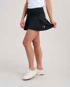 Murray Classic Women's Kerry Skirt | Black | Angle | William Murray Golf