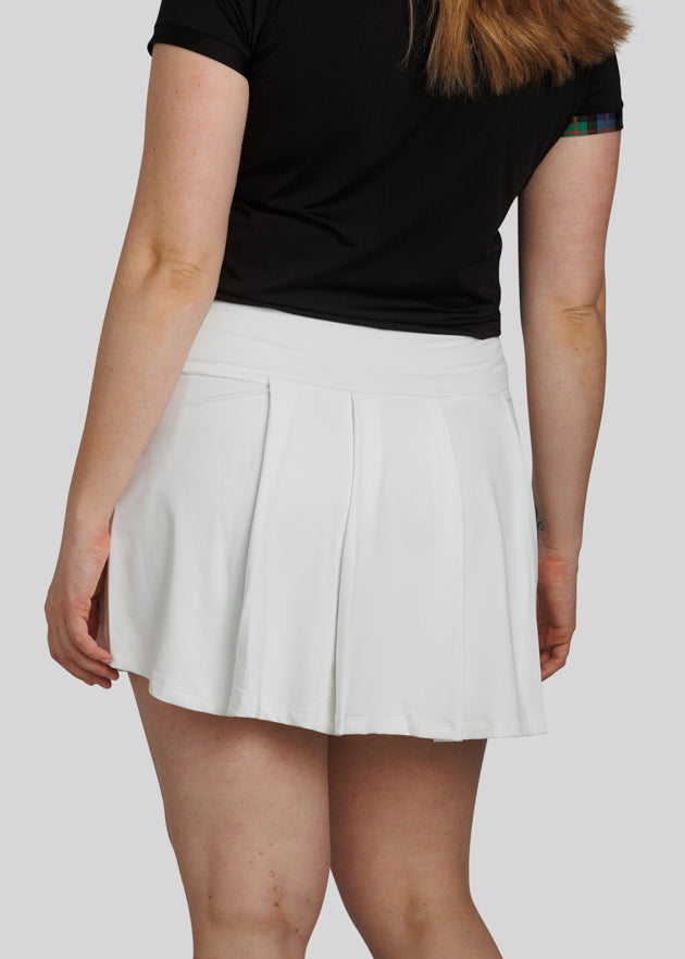 Murray Classic Women's Louise Skirt | White | William Murray Golf