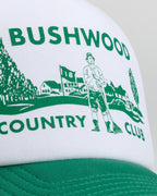 Bushwood CC Foam Trucker Hat | Green | Detail | William Murray Golf