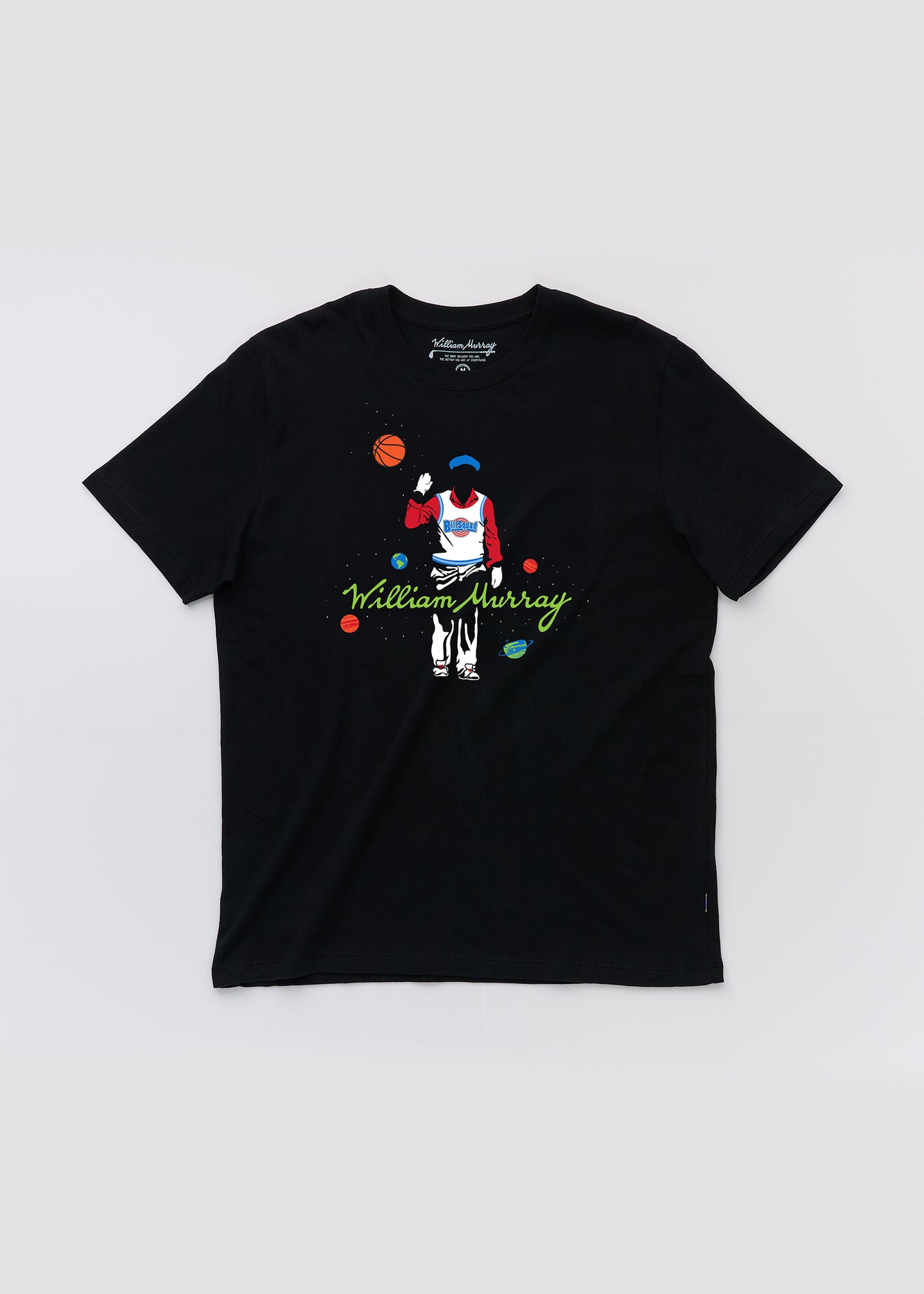 WM ZFG Bill Squad T-Shirt | Black | William Murray Golf