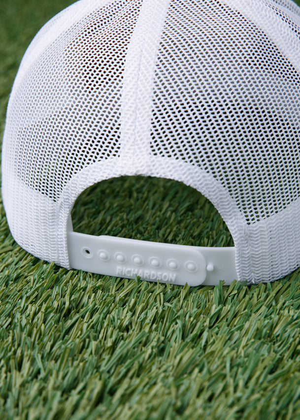 Murray Golf Patch Trucker Hat | Navy/White | Back Detail | William Murray Golf