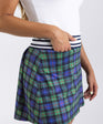Tartan High-Low Lacey Dress