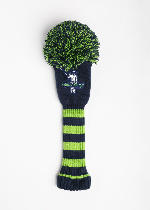 Pom Pom Driver Cover | Navy | Studio | William Murray Golf
