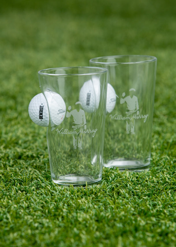 Golf Ball Pint Glass Set