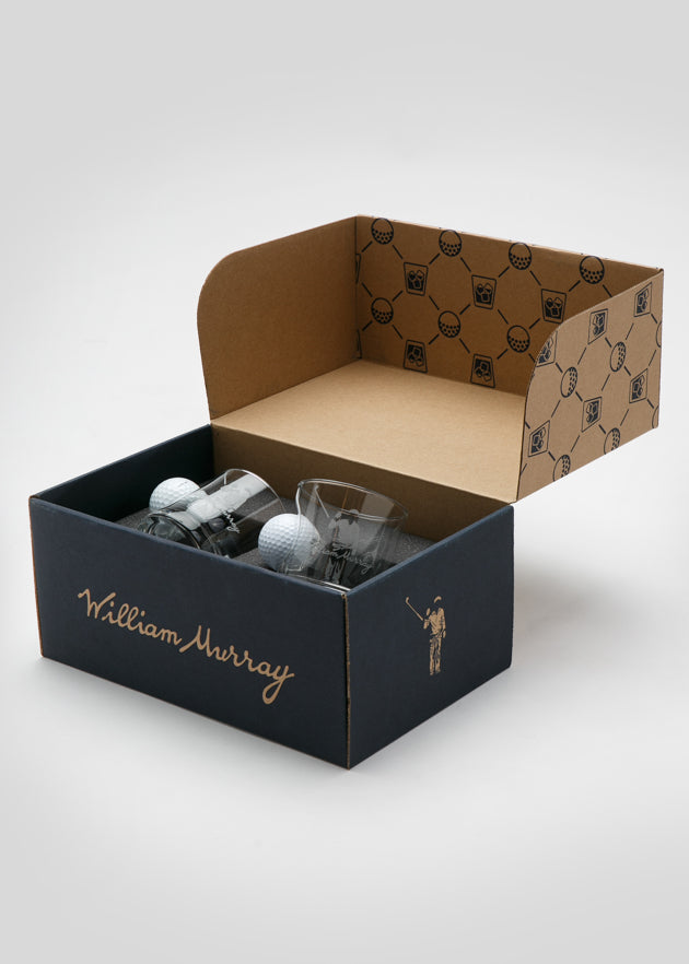 Murray Golf Ball Whiskey Glass Set